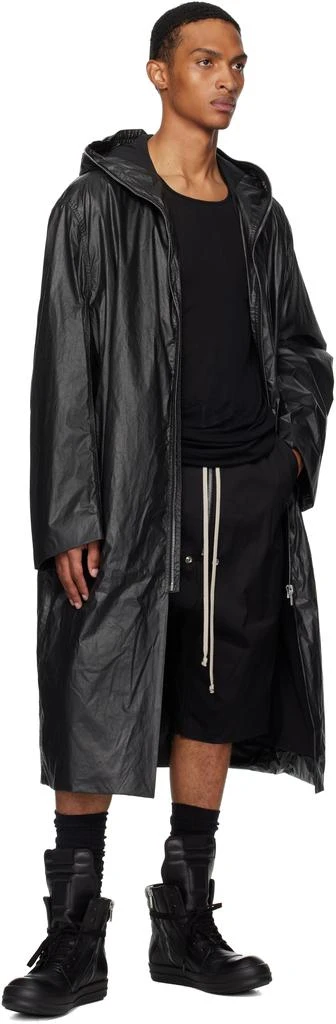 Rick Owens Black Concordians Mac Coat 4