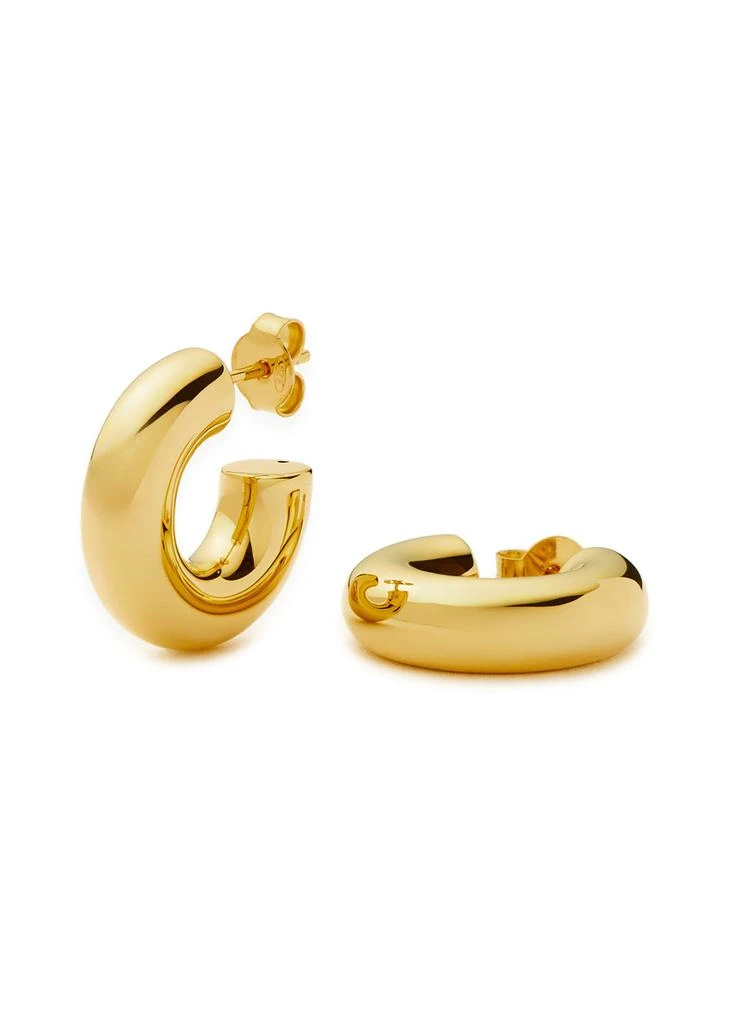 Missoma Chubby Medium 18kt gold vermeil hoop earrings 1