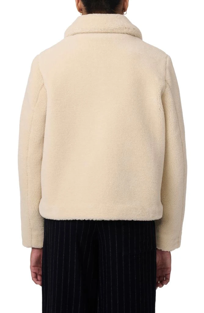 Bernardo Short Faux Shearling Coat 2