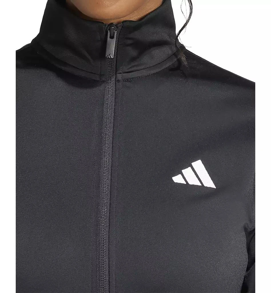 Adidas Women's Tricot 3-Stripes Track Jacket 4