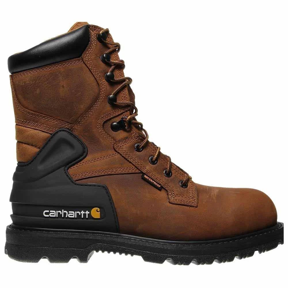Carhartt 8 Inch Waterproof Steel Toe EH Work Boots 1