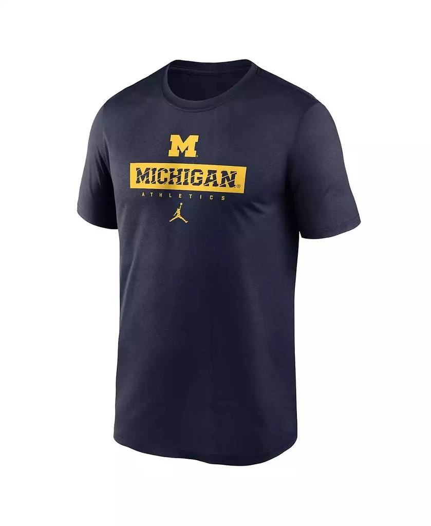 Jordan Men's Navy Michigan Wolverines 2024 Sideline Legend Performance T-Shirt 3