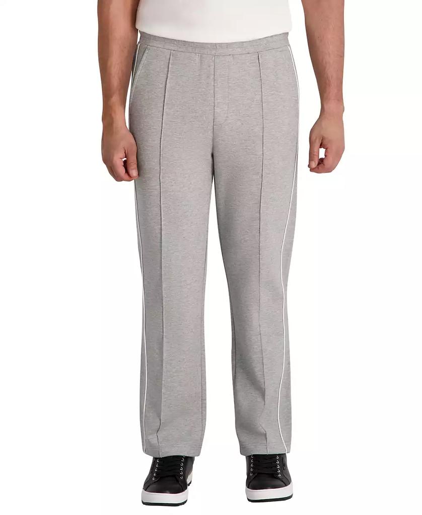 Karl Lagerfeld Paris Men's Metal Logo Patch Track Pants