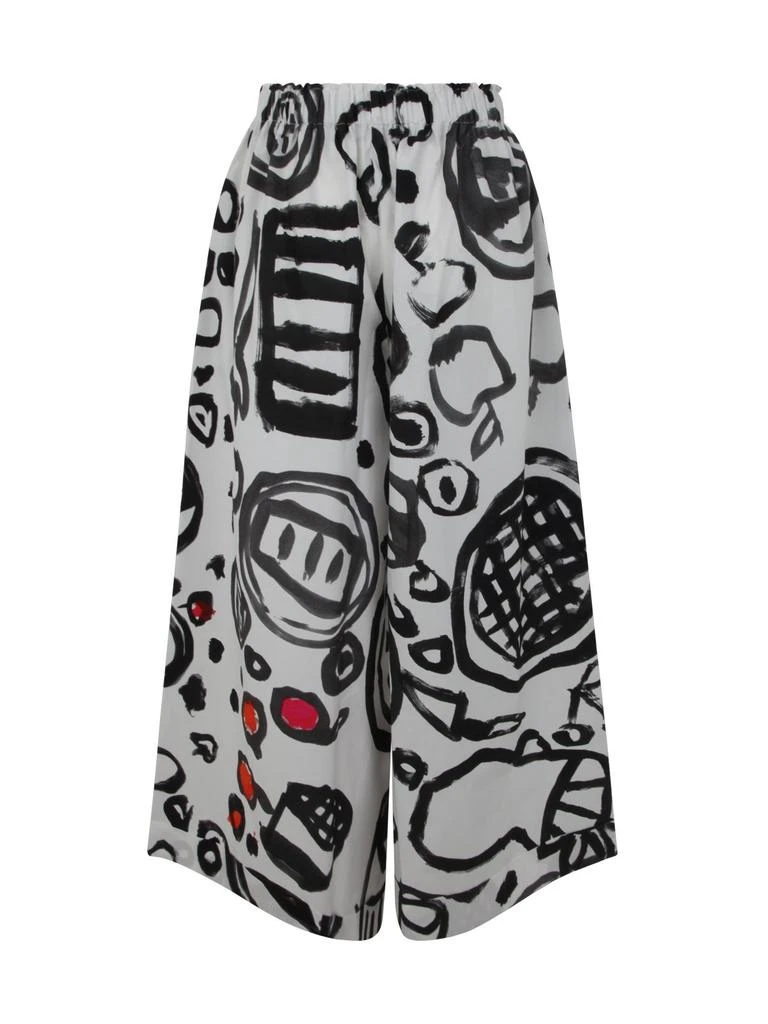 Daniela Gregis Daniela Gregis Graphic Wide Leg Pants 2