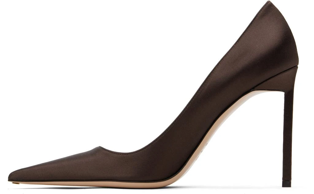 Tom Ford Brown Satin Betty Heels 3