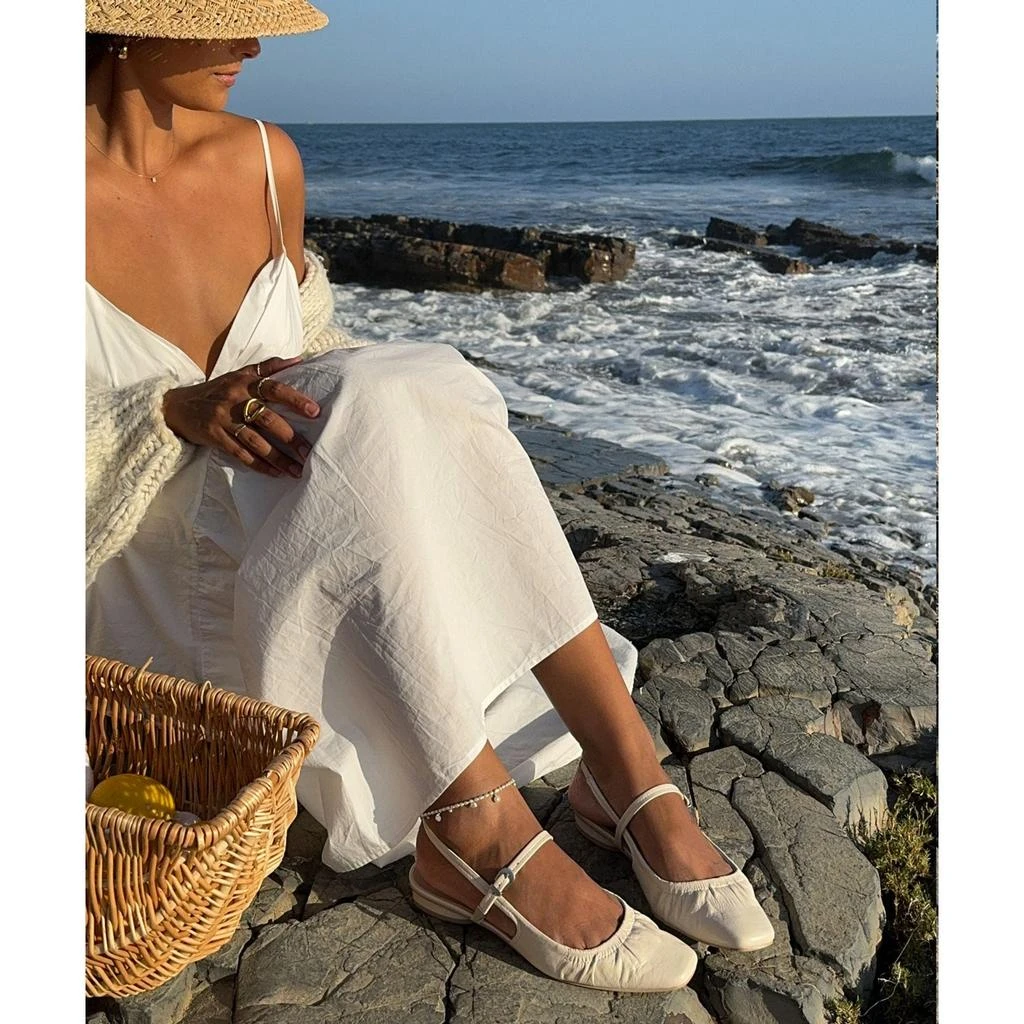 Dolce Vita Rianne Flats Ivory Crinkle Patent 2