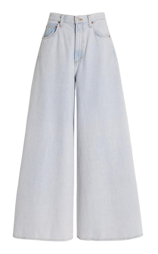 Agolde Agolde - Nolan Rigid High-Rise Wide-Leg Jeans - Light Wash - 24 - Moda Operandi