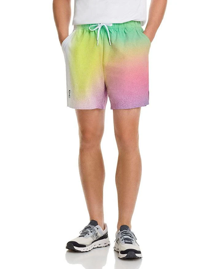 On Printed Drawstring 5" Court Shorts 1