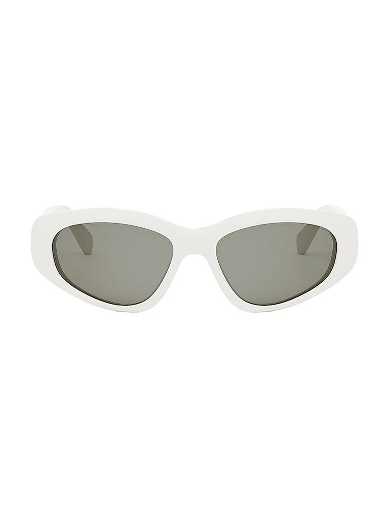 Celine Monochroms 57MM Geometric Sunglasses 1