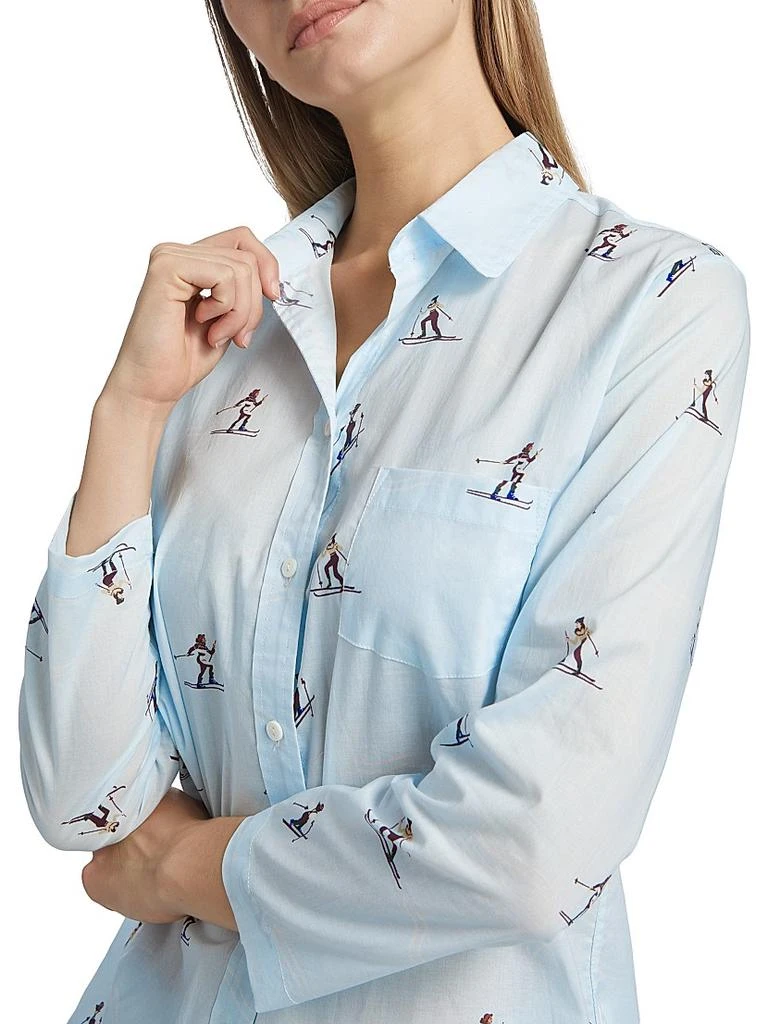 Pour Les Femmes Cross Country Skiers Long-Sleeve Pajamas 6