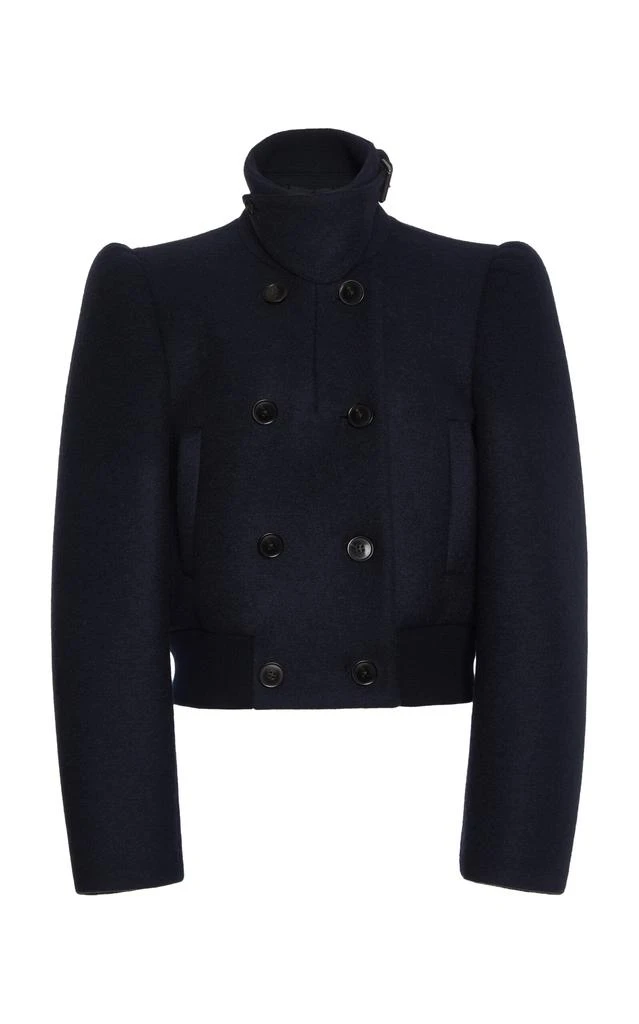 Dries Van Noten Dries Van Noten Vudy Tailored Cropped Jacket - Moda Operandi 1
