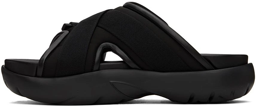Bottega Veneta Black Snap Slide Sandals 3