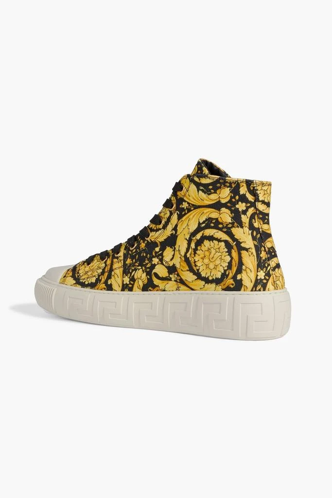 Versace Barocco printed canvas high-top sneakers 3