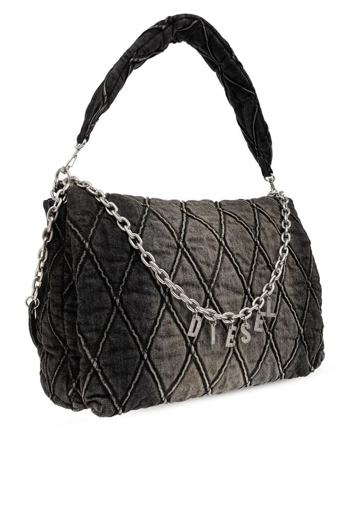 Diesel Diesel Charm D Large Denim Shoulder Bag 3