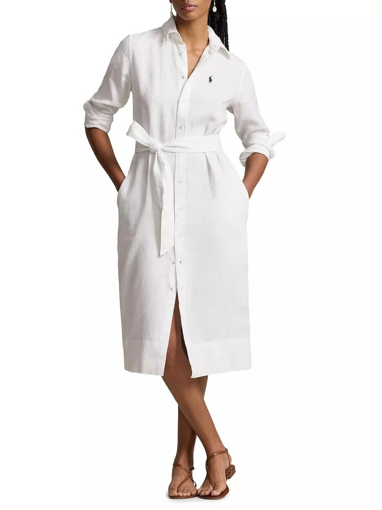 Ralph Lauren Linen Belted Shirtdress 4