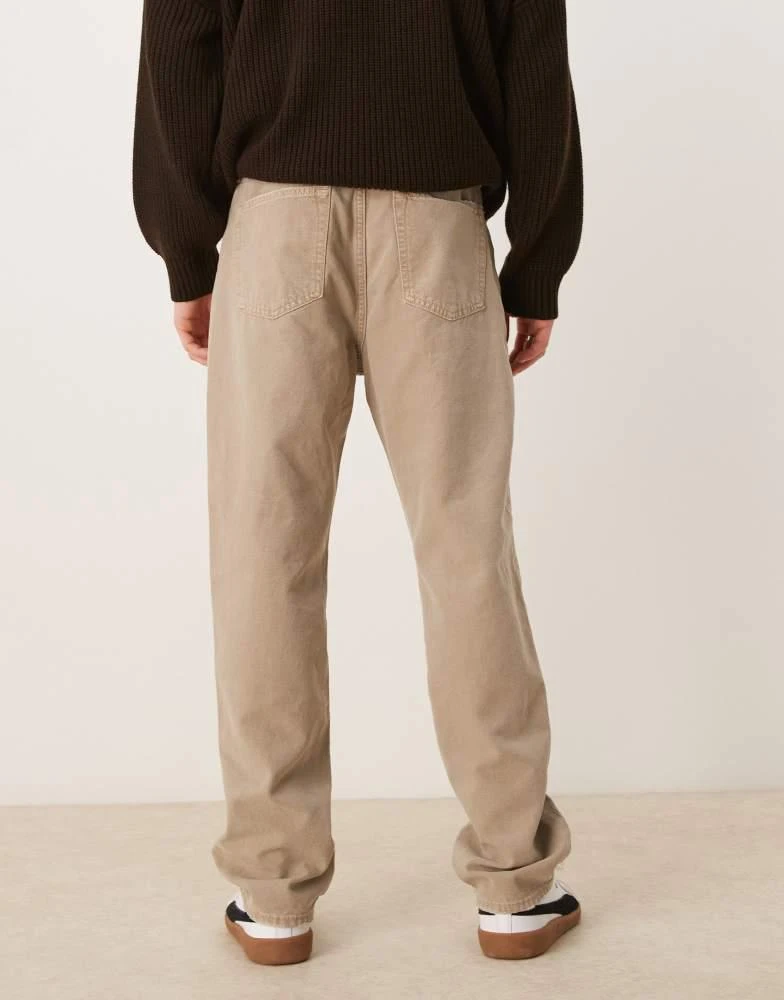 Abercrombie & Fitch Abercrombie & Fitch loose jeans in khaki 3