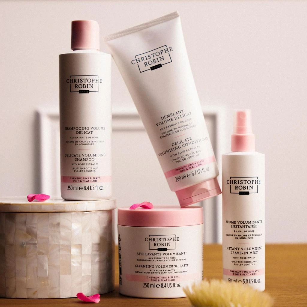 Christophe Robin Delicate Volumising Shampoo with Rose Extracts 7
