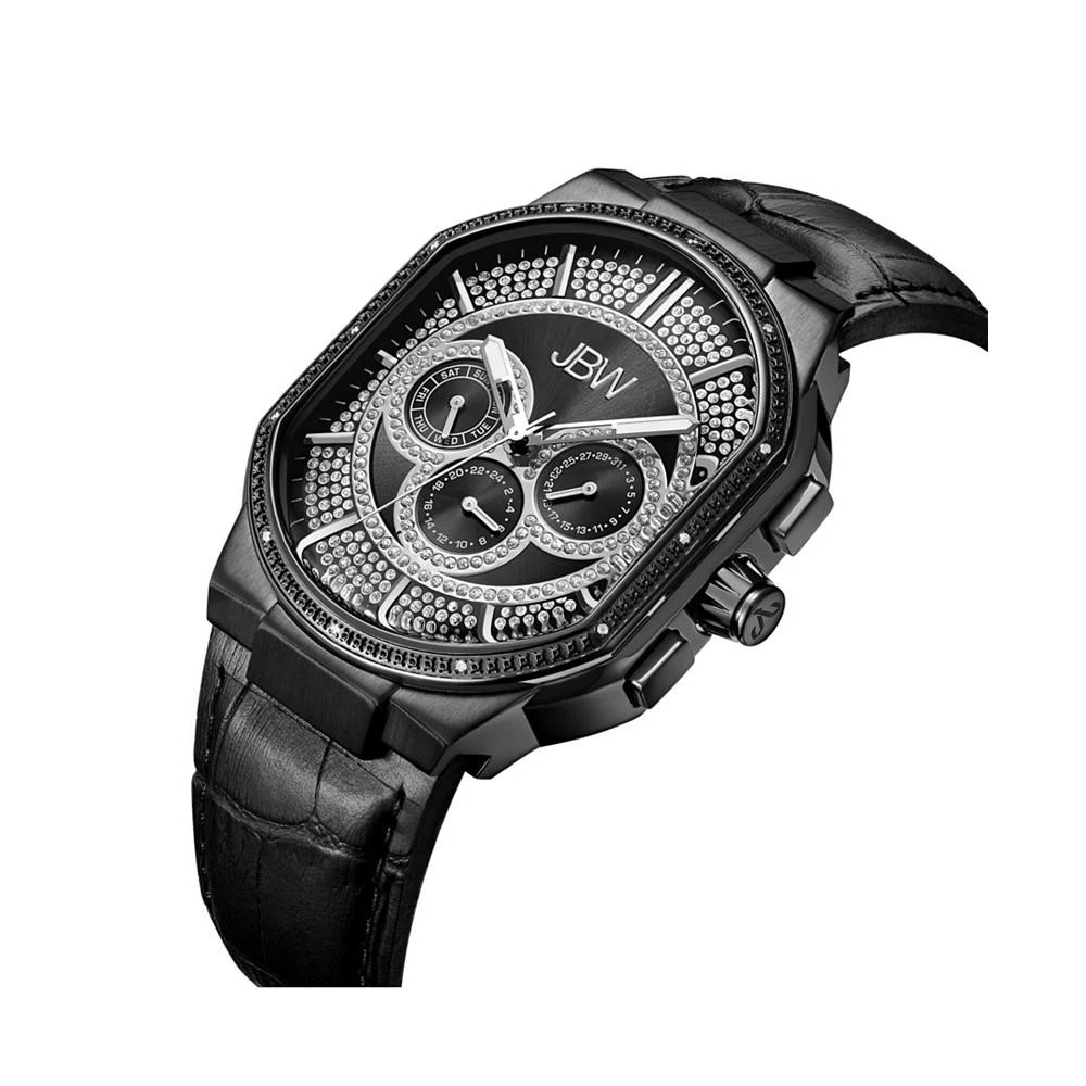 Jbw Men's Orion Diamond (1/8 ct.t.w.) Black Ion-Plated Stainless Steel Watch 3