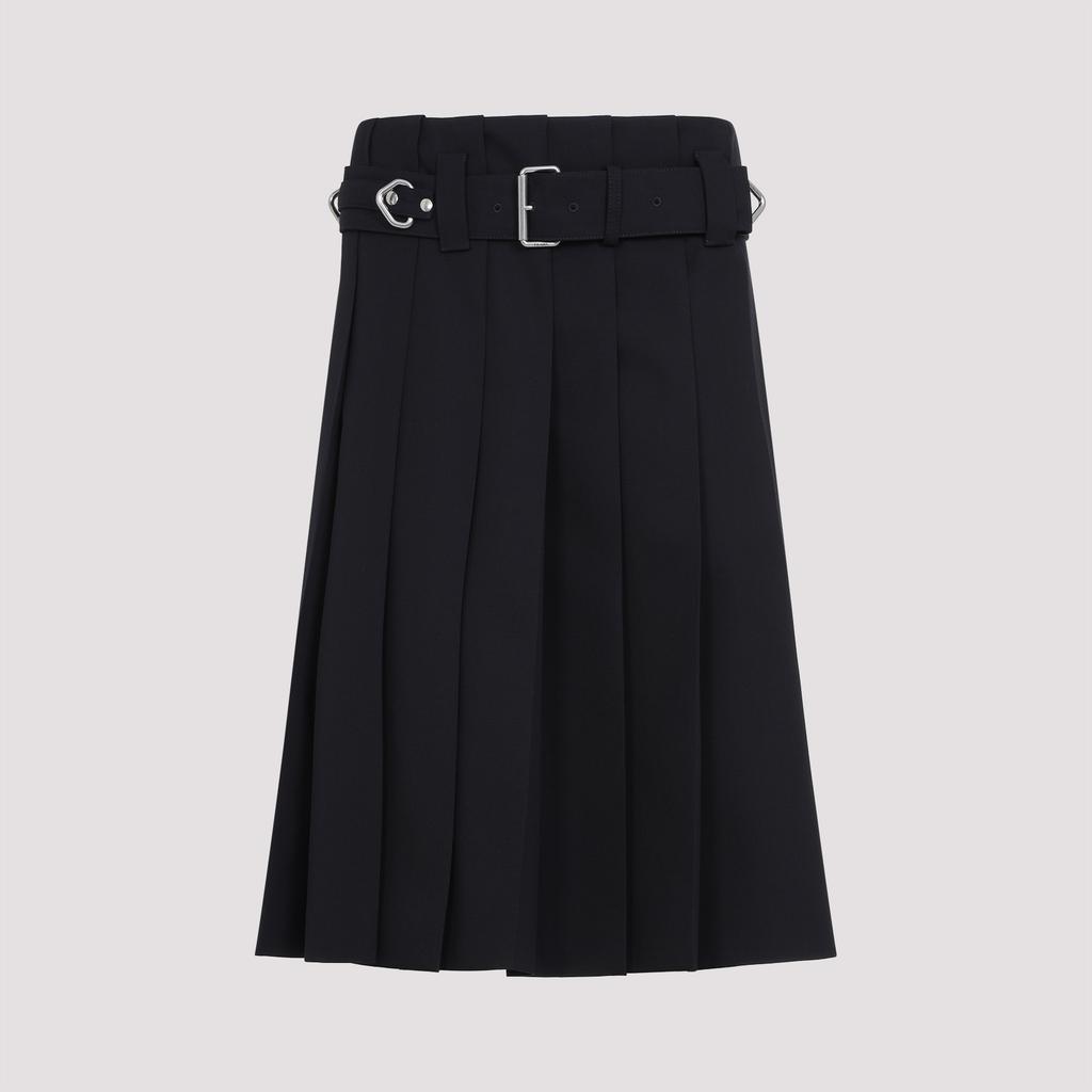 Prada WOOL MIDI SKIRT