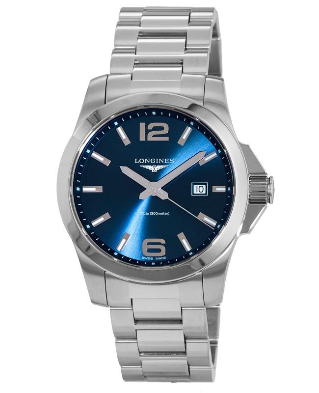 Longines Longines Conquest Quartz Blue Dial Stainless Steel Men's Watch L3.760.4.96.6