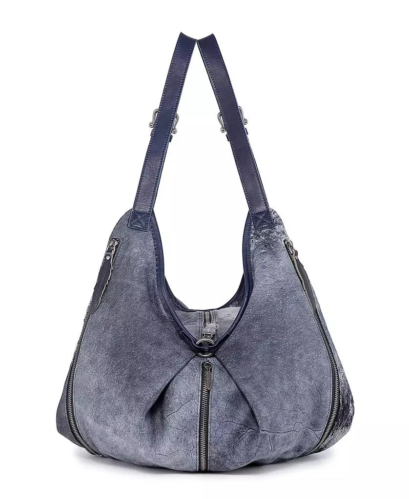OLD TREND Women's Genuine Leather Dorado Hobo Convertible Backpack 6