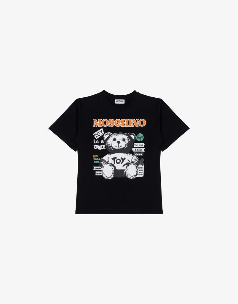 Moschino Maxi T-shirt In Teddy Bear Jersey 1