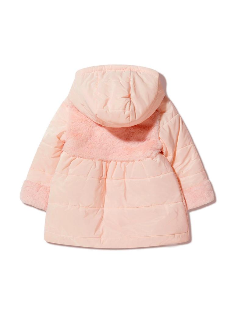 Patachou Patachou Bow Detailed Hooded Coat