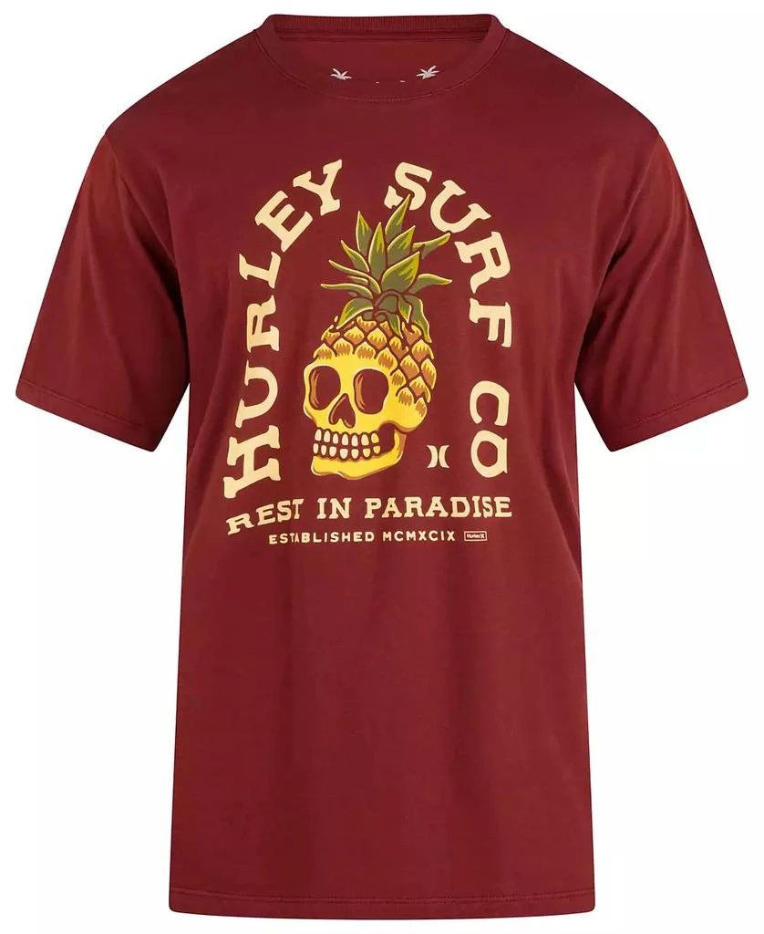 Hurley Men's Everyday Pineapple Skull Short Sleeve T-shirt 3