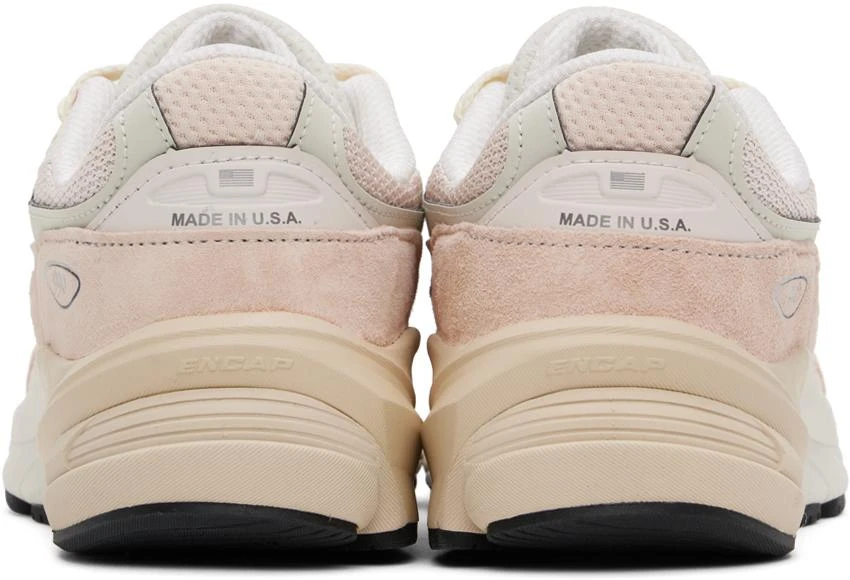New Balance Pink & Beige 'Made in USA' 990v6 Sneakers 2