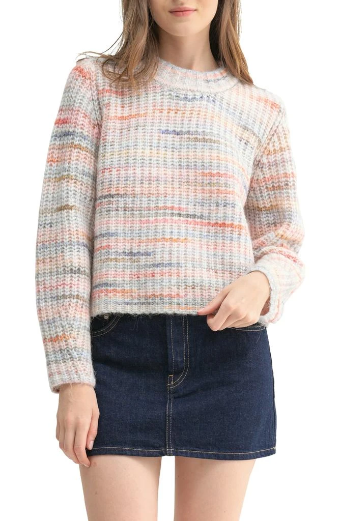 ALL IN FAVOR Space Dye Crewneck Sweater 1