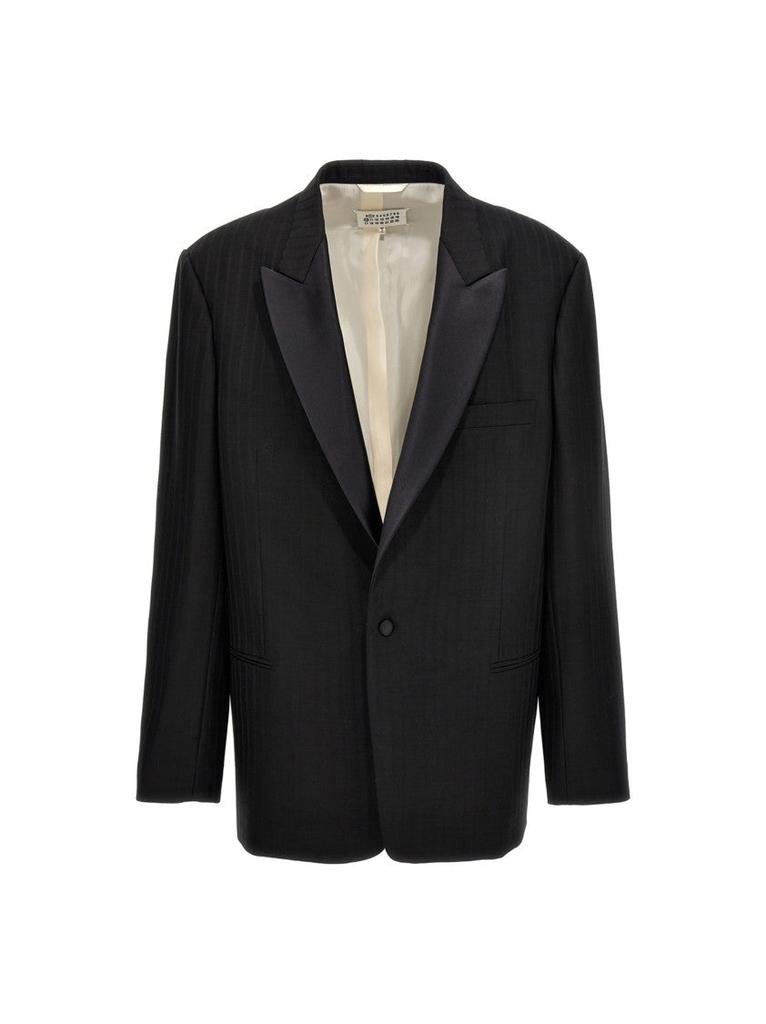 ジャケット Maison Margiela Striped single breast blazer jacket Maison Margiela Striped Single Breast Blazer Jacket – BALTINI