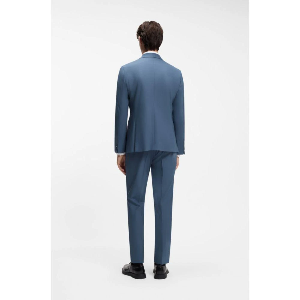Hugo Boss Two-piece extra-slim-fit suit in wool-blend poplin 4