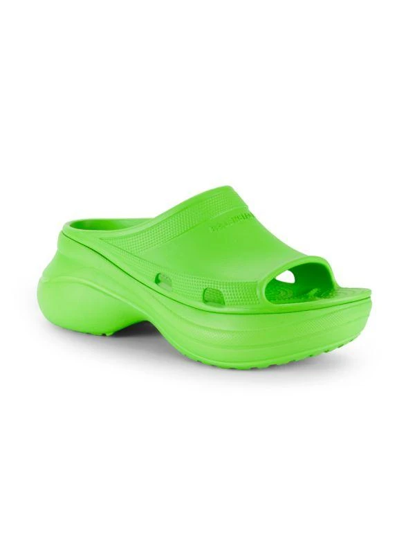 Balenciaga Logo Platform Slides 2