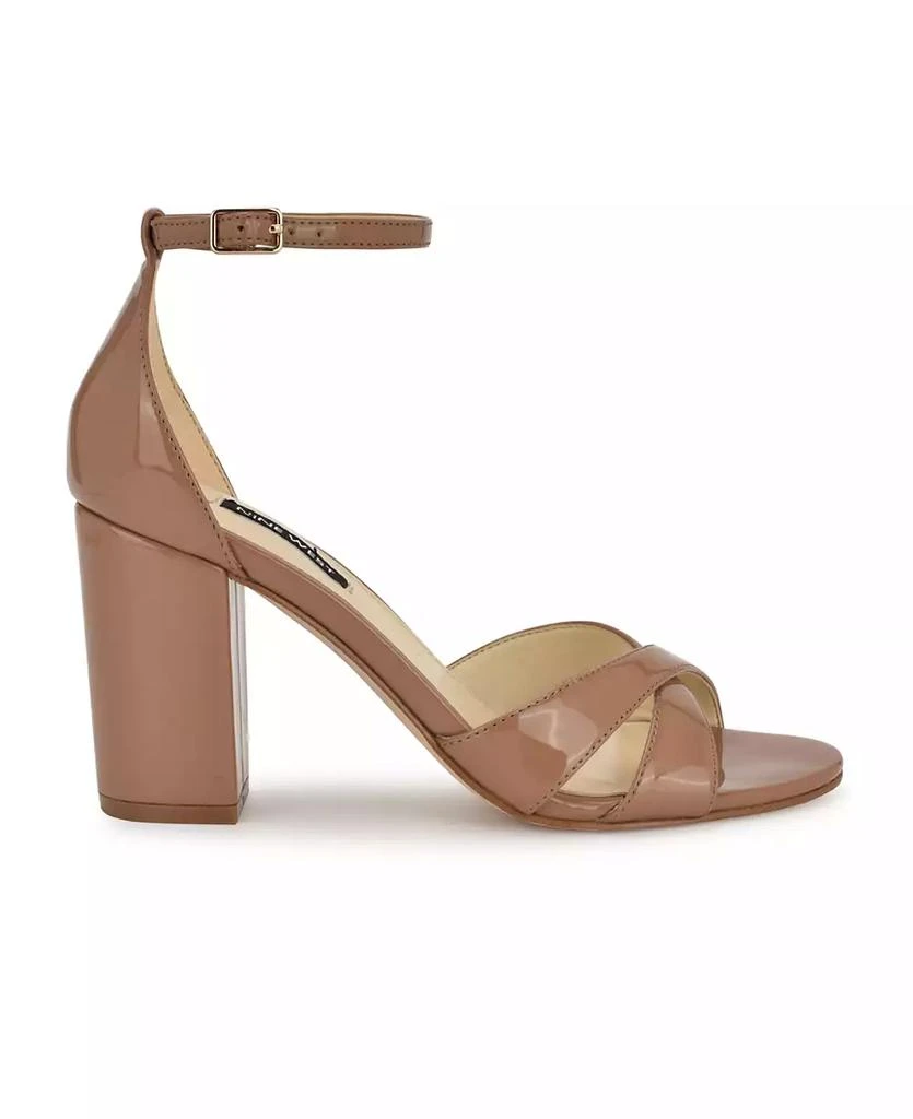 Nine West Women's Saile Criss-Cross High Block Heel Sandals 2