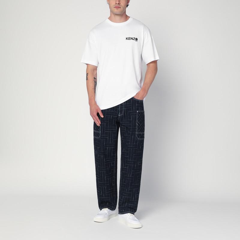 Kenzo White cotton T-shirt with logo