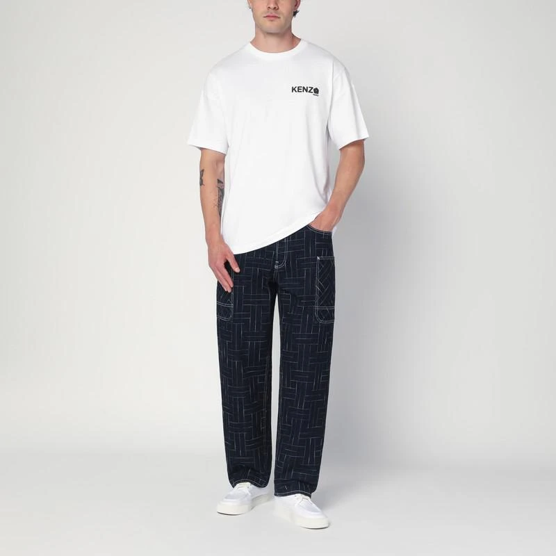 Kenzo White cotton T-shirt with logo 2