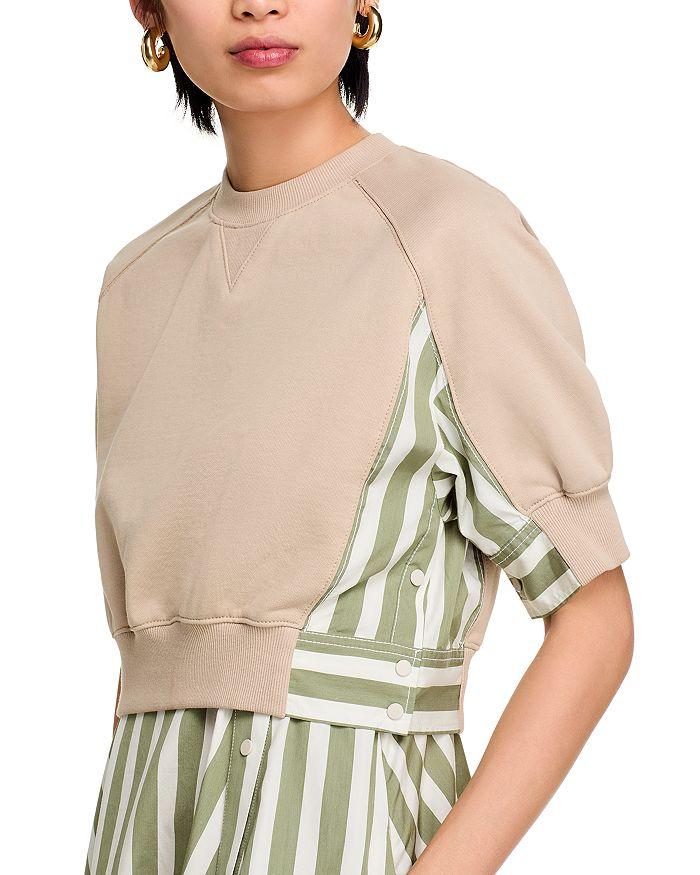 3.1 Phillip Lim Sweatshirt Combo Dress