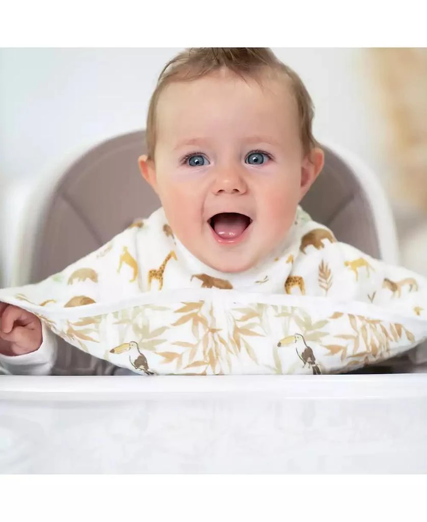 aden + anais aden + anais Baby Boys or Baby Girls Tanzania Print Burpy Bib 4