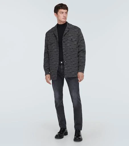 Dolce 
Gabbana Logo jacquard cotton-blend overshirt 2