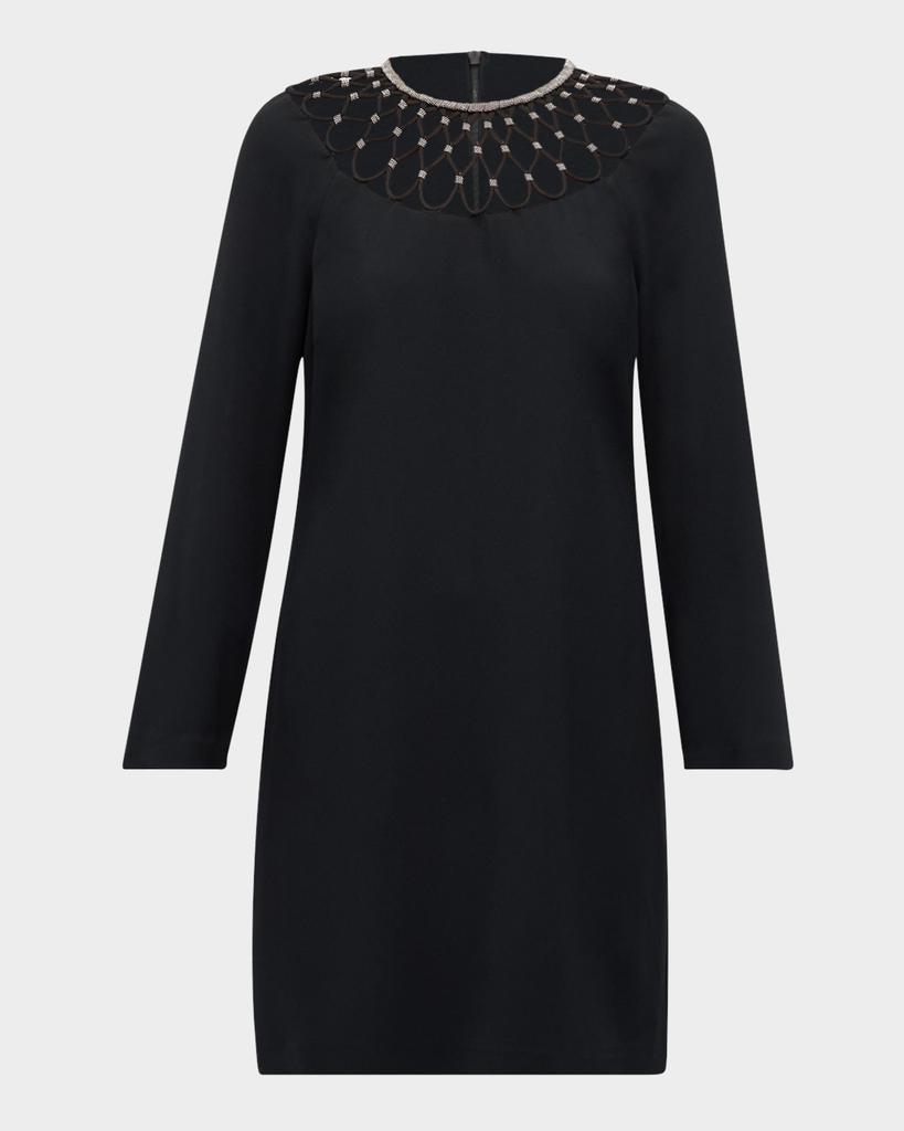 Kobi Halperin Alby Chain-Embellished Shift Dress