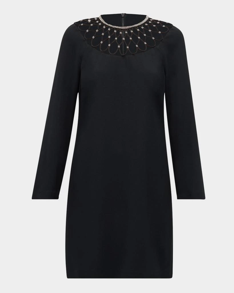 Kobi Halperin Alby Chain-Embellished Shift Dress 1