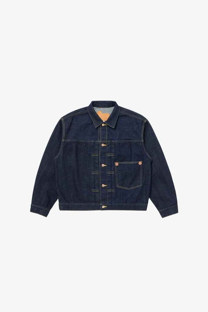Woolrich Jacket in Pure Cotton Denim - Unisex - Blue 1
