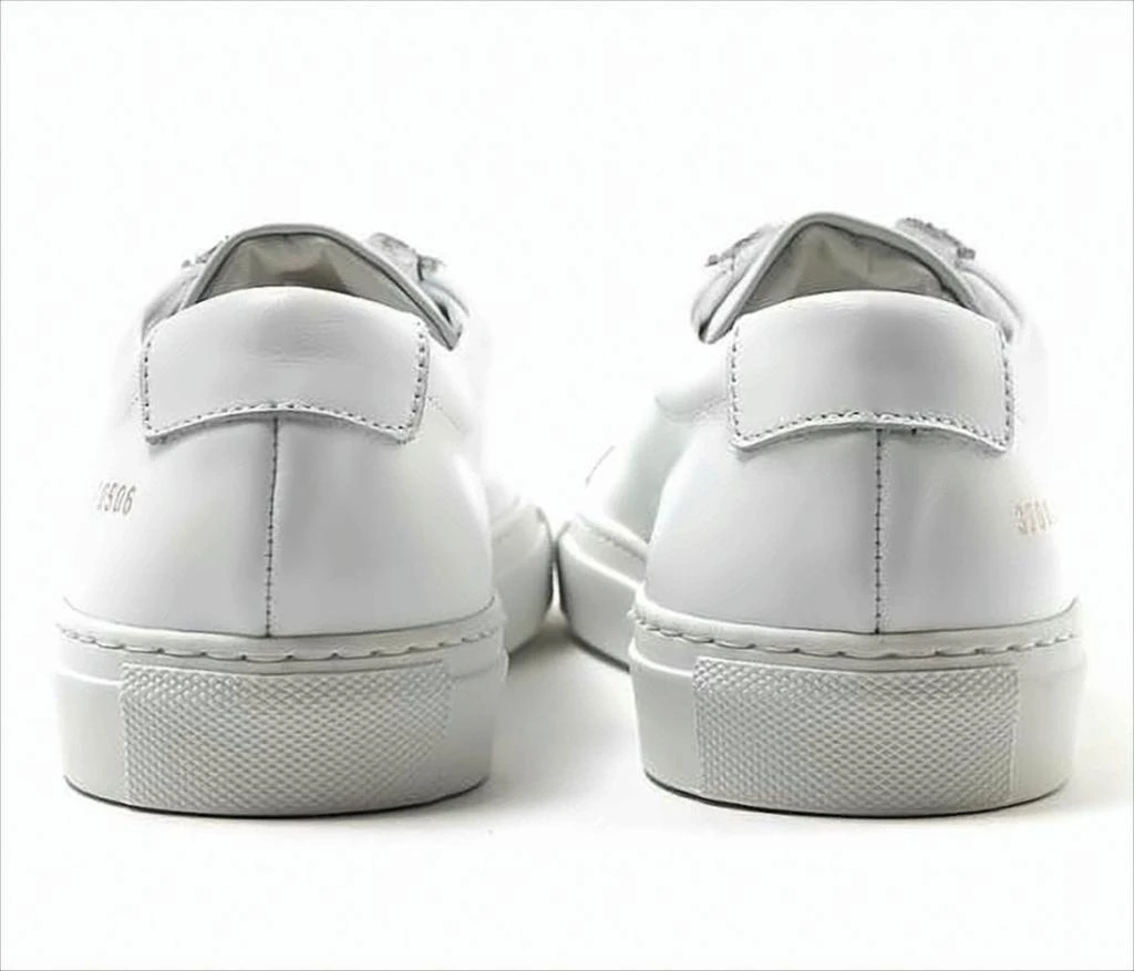Common Projects White Cowhide Sneakers with Minimalist Design 5
