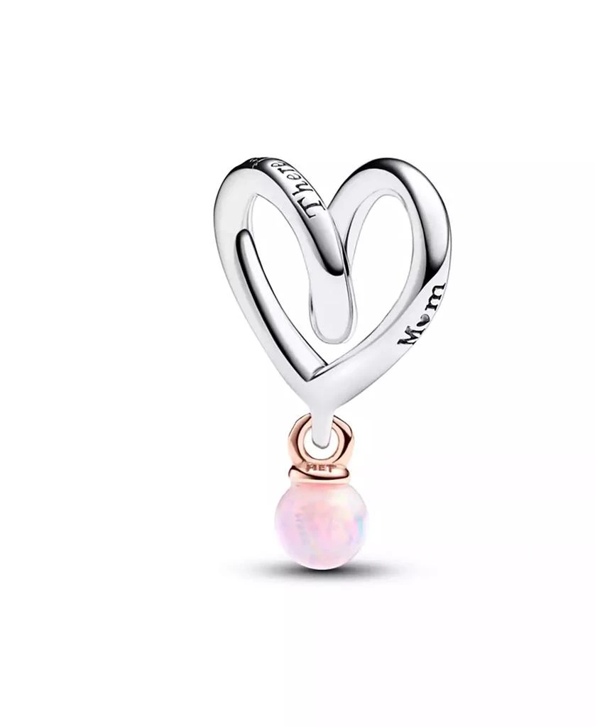 PANDORA Two-Tone Wrapped Heart Charm