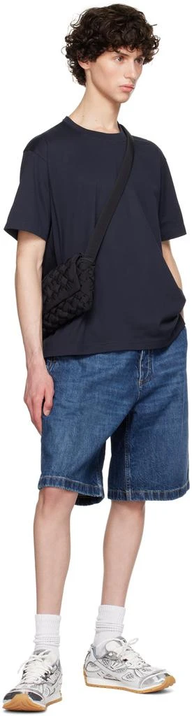 Bottega Veneta Black Small Rumple Messenger Bag 4