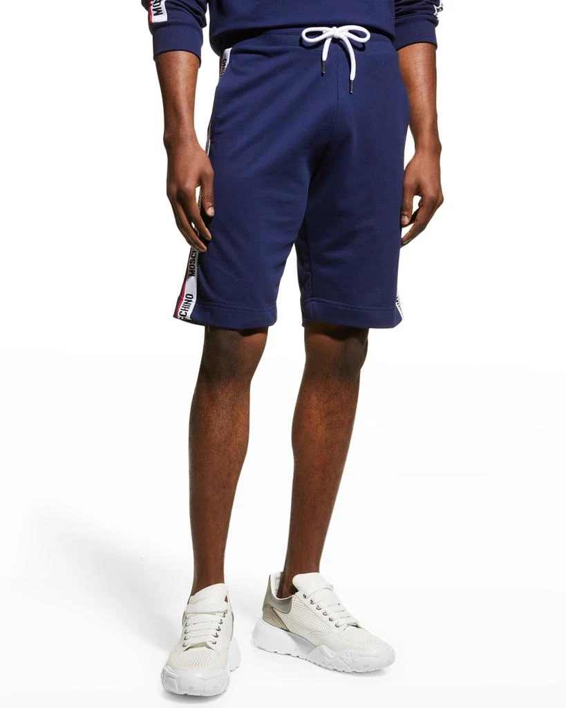 Moschino Men's Logo-Tape Sweat Shorts 1