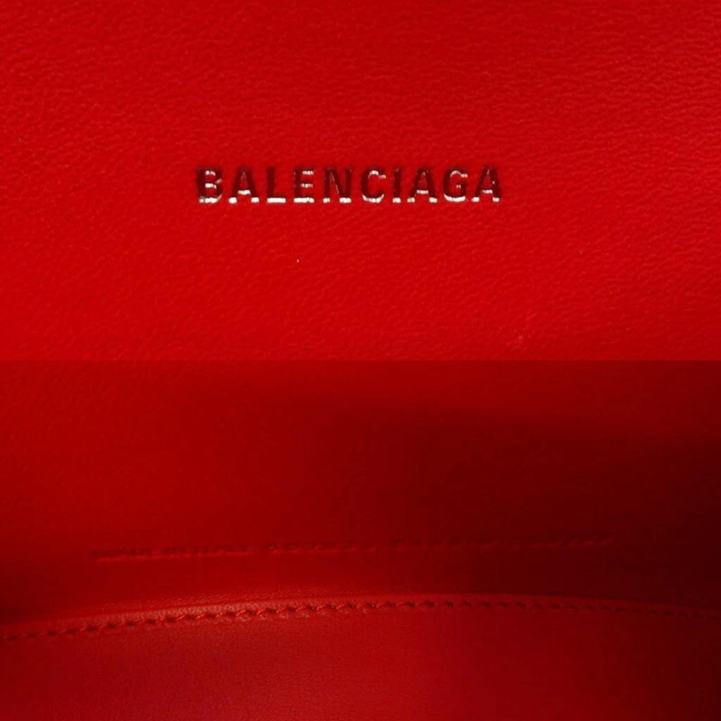 Balenciaga Balenciaga Red Leather Graffiti Hourglass XS Top Handle Bags 6