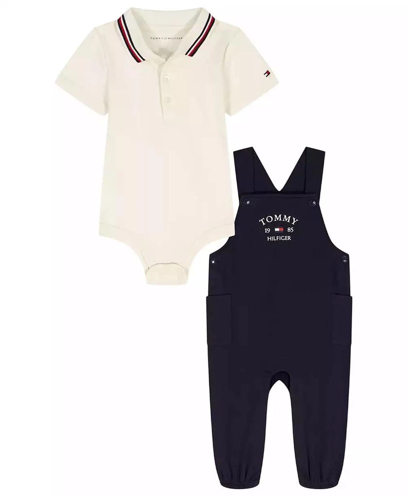 Tommy Hilfiger Baby Boys
Polo Bodysuit and Overall, 2-Piece Set