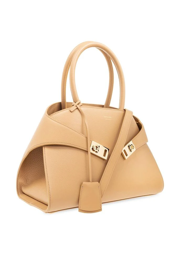 Salvatore Ferragamo Ferragamo Hug Logo Printed Tote Bag 3