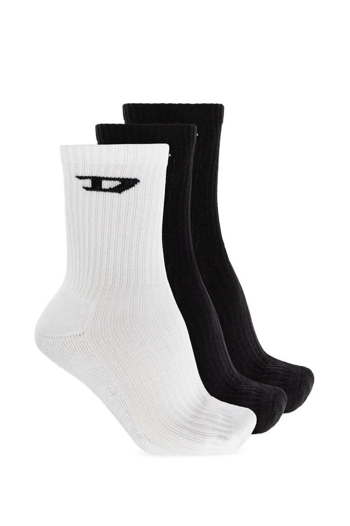 Diesel Skm-d-crew-sport Three Pack Socks 1
